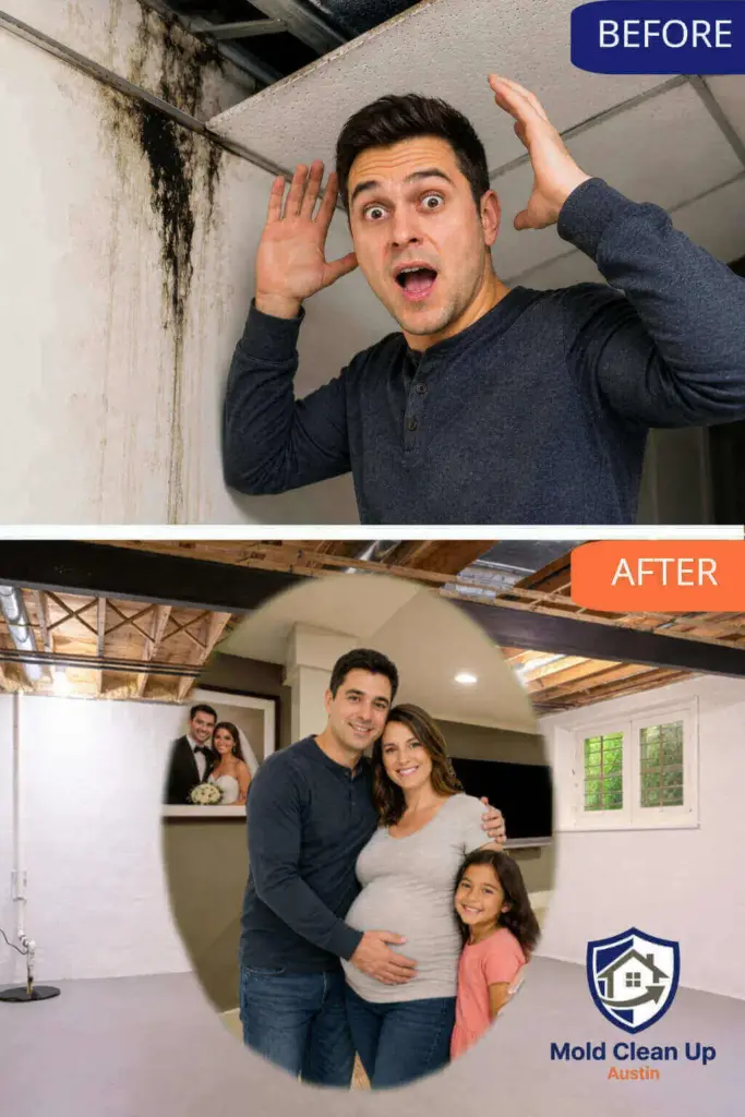 Austin TX Family and their mold clean up experience.
